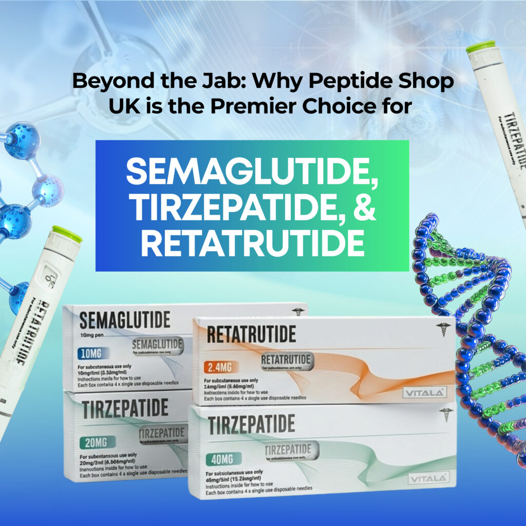 Beyond the Jab: Why Peptide Shop UK is the Premier Choice for Semaglutide, Tirzepatide, and Retatrutide